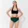 Female women's swimming trunks are high, green color, size 48