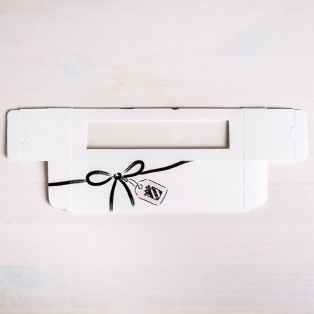 Makarun box, confectionery packaging, “you” 18 x 5.5 x 5.5 cm-3