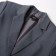 Women's jacket with buttons on the back of Mist, R.S-M, graphite