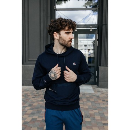 Jumper male ise, size 52, dark blue color-3
