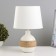 The table lamp with the lampshade "Shpagat" E14 23x23x34 cm