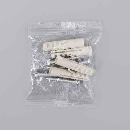 A dispenser for an antiseptic or liquid soap, mechanical, 350 ml, plastic, white color-3