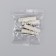 A dispenser for an antiseptic or liquid soap, mechanical, 350 ml, plastic, white color