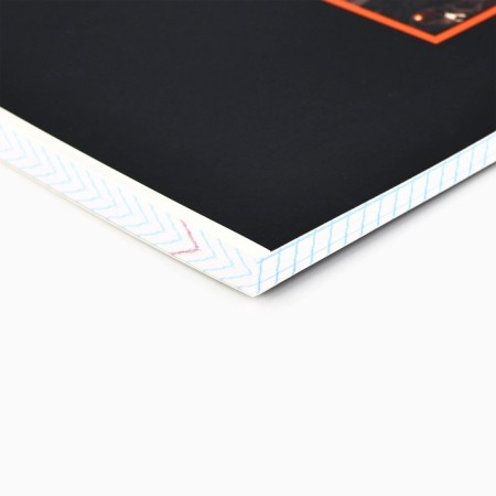 Notebook A5, 96 sheets on the paper clip, internal block No. 1 "Anime guy" UV Lac-1