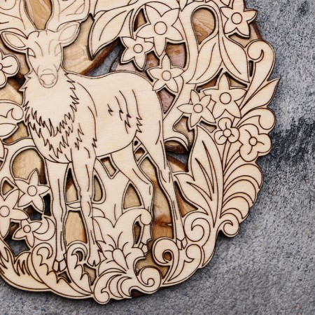 Hot "deer" stand, d = 15 cm, juniper-2