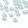 Acrylic bead "drawings" with letters, mix, 7 × 4 mm, set 10 g, white color