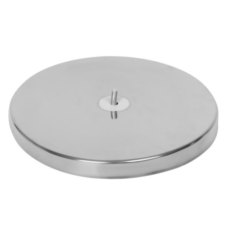 Silver fence stand Calligrata, height-95cm, diameter 5.1 cm, floor diameter-32cm-1