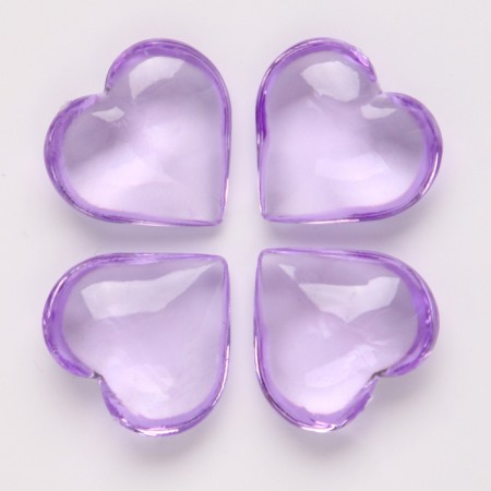 Plastic sores are decorative, set of 100 pcs., Size 1 pc. - 2 × 2 cm, purple color-5