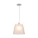 Suspension lamp Maytoni P528PL-01W, E27, 1x60 W, 250x250x1490 mm, White