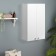 Bathroom hinged cabinet, two shelves, 48 ​​x 24 x 80 cm