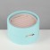 Stand for the Ring "Portable Casket", Circle, 7 stripes, 9 × 9 × 5.5 cm, blue color