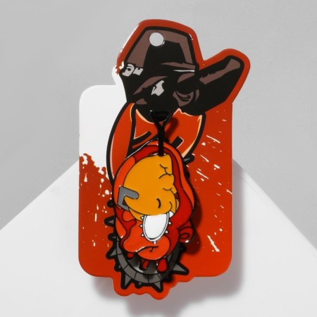 Icon "Japan" of a chainsaw, colored in ferrous metal-1