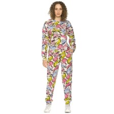 A set of sweatshirts and trousers female, size S, pink color