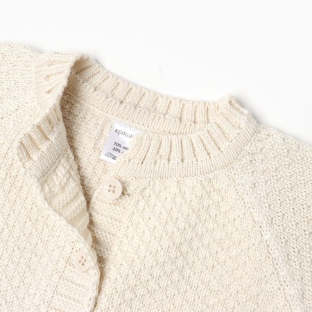 Knitted Kroshka I, r.68-74, milk-2