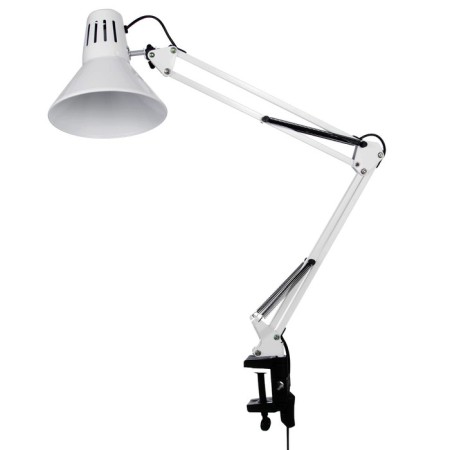 Lamp on the clamp 101 "Springs, white" E27 40W Risalux-11