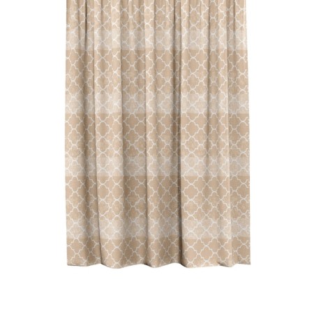 Curtain on the Morocco tape, size 145x270 cm, beige color-1