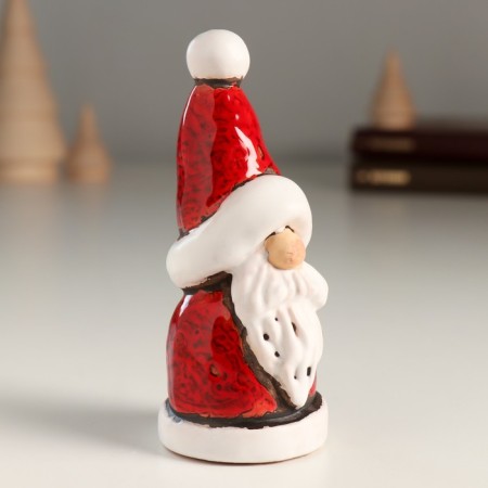Souvenir Ceramics "Santa Claus in red with a high cap" 4x4x9.9 cm-1