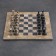 Chess "Elite", gray/black, board 40x40 cm, onyx