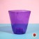 Pot for orchids, 2.5 l, 16.4 × 18.5 cm, plastic, transparent purple