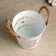 Kashpo "Bucket Flower Garden" White, 13x13x12cm