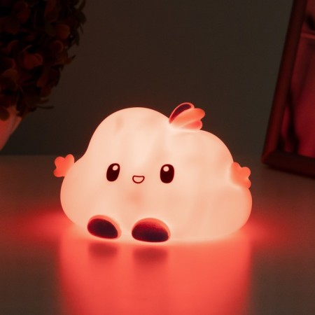 Night "Cloud" LED from AG13 batteries yellow 12x10x8 cm-2
