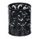 A glass for pens, round, "pattern", black
