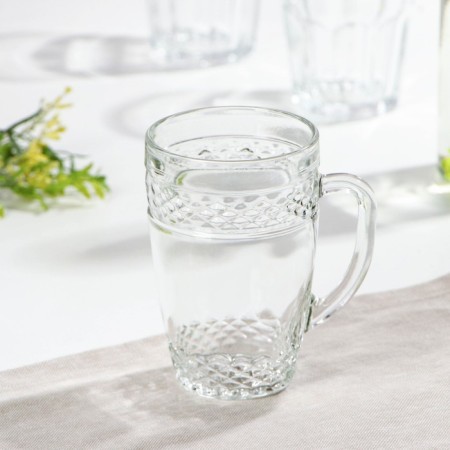 Glass mug, 400 ml, mix