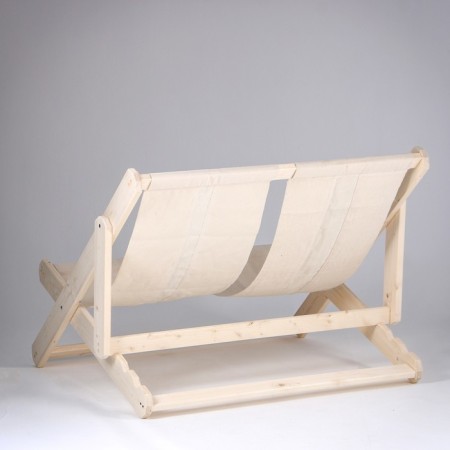 Double chair, fabric, needles, 100 × 115 × 78cm-2