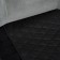 Nabbage on the front seat, velor, size 55 x 130 cm, black, wide seat