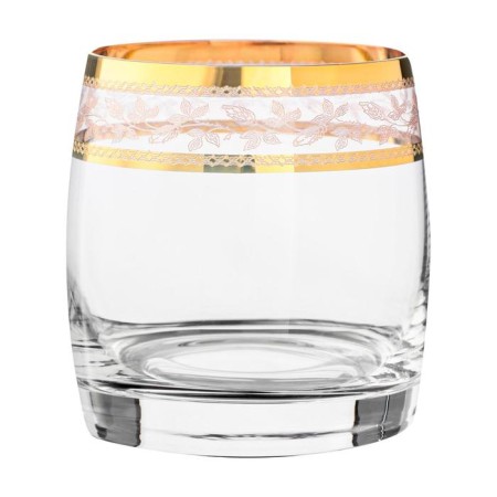 A set of glasses for whiskey, Panto Gold decor, 230 ml X 6 pcs.