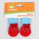 Nosks non-slip "bow", size S (2.5/3.5 * 6 cm), set 4 pcs, red-blue 119168