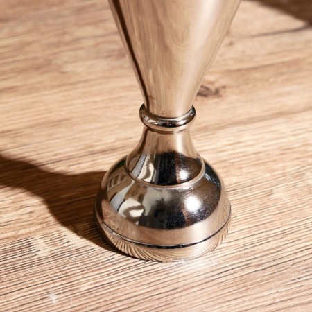 Vase aluminum "flower" 6.5x6.5x25 cm-3