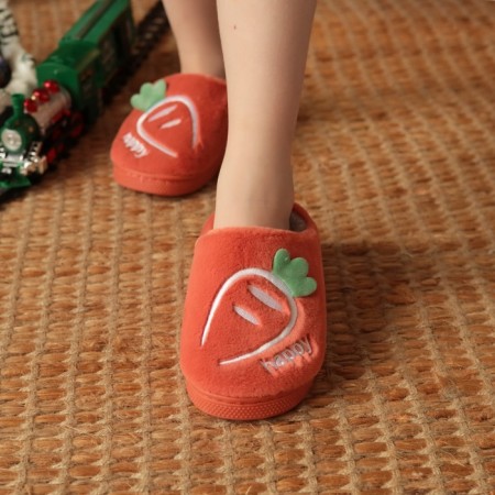 Baby slippers, size 32-33, red color-1
