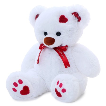 Soft toy "Bear Kelvin" White, 50 cm-3