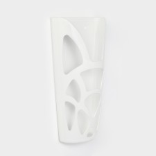 Basket for bags, 18 × 9 × 35 cm, white color