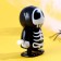 Clockwork toy "Skeleton", with stickers