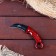 Knife Kerambit "Flame" 16cm, blade 70mm/2mm, mix