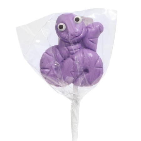 Caramel on the stick "Snake", purple, 20 g-1