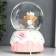 Souvenir polystone water ball light, music "Bear and cake" d = 8 cm mix 12.5x8x8 cm