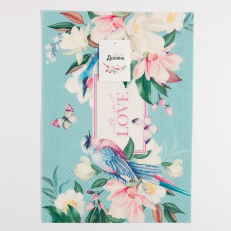 A set of napkins per table 2 pcs. "Love" 40*29 cm-4