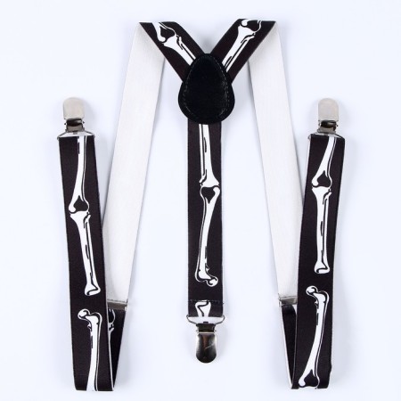 Carnival suspenders "Skeletshka"-8