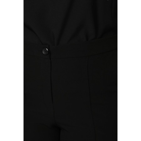 Female trousers, size 50, black color-6