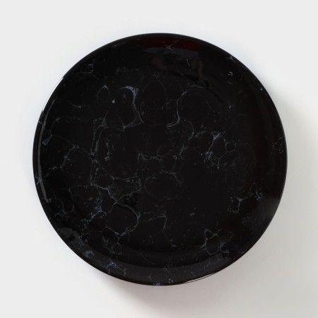 Ceramic plate "VEAL", D = 22 cm, h = 3 cm