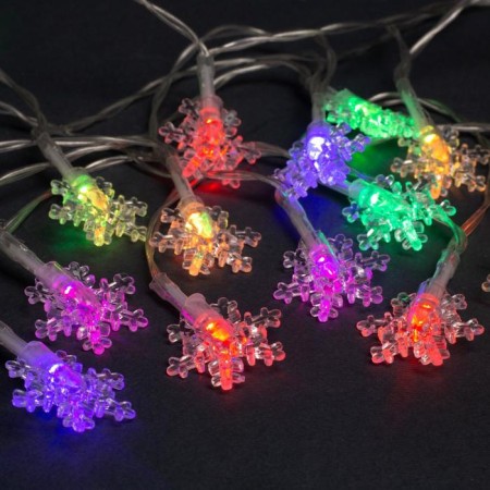 Garland "thread" 3 m with nozzles "Small Smalls", IP20, Transparent Thread, 20 LED, glow of multi, AAH3