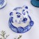 Pot "Bear in a barrel", 17 x 11 cm, gzhel