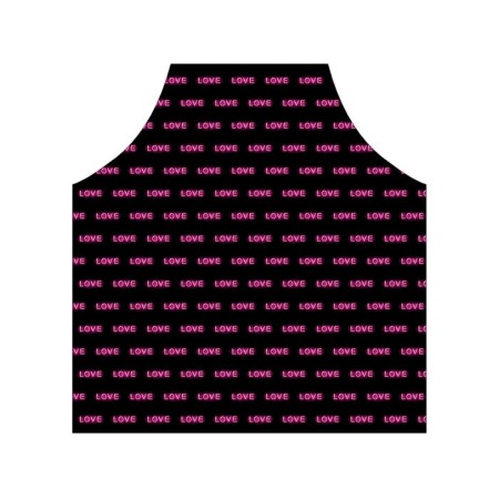 Apron kitchen with a photo print "Love", adjustable, size OS-2