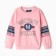 Sweatshirt for girls, light pink color, height 146-152 cm
