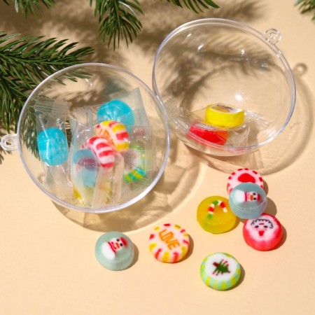 New Year! Lollows "New Year: Miraculous Moments" in a plastic ball, 33 g.-2