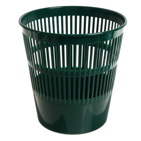 Erichkrause Classic, 9 liters, plastic, mesh, green papers and garbage basket and garbage-1