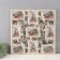 Photo frame Plastic in 9 photos 10x15 cm "Wings sheet" beige 55x55 cm